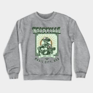 Nashville - Skeleton Cowboy Crewneck Sweatshirt